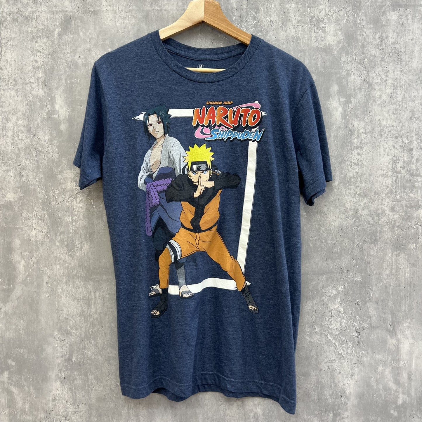 NARUTO 青年ナルト 青年サスケ アニメTシャツ ジャンプ Mサイズ 