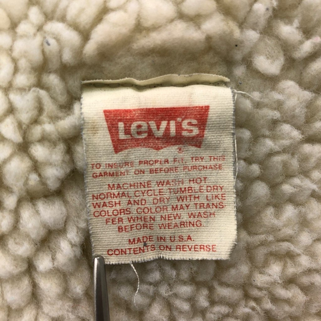 USA製 Levi's リーバイス デニムボアジャケット 中ボア 70608