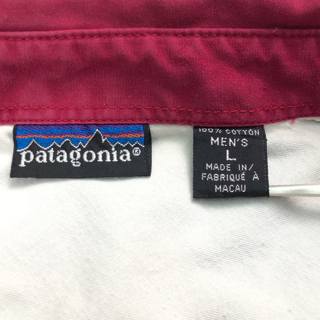 patagonia パタゴニア コットン シャツ 半袖 無地 52211
