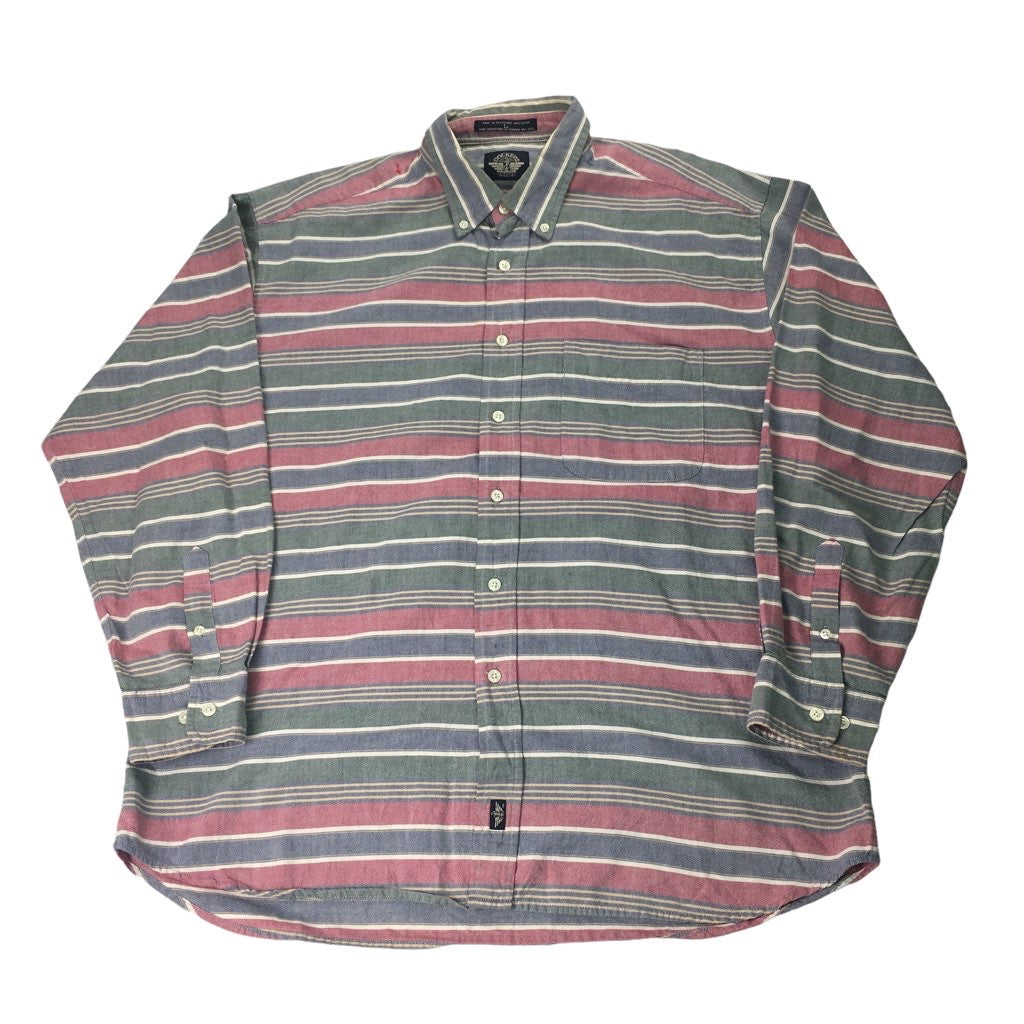 LEVI'S DOCKERS リーバイスドッカーズ 長袖シャツ BDシャツ ボタンダウン ボーダー