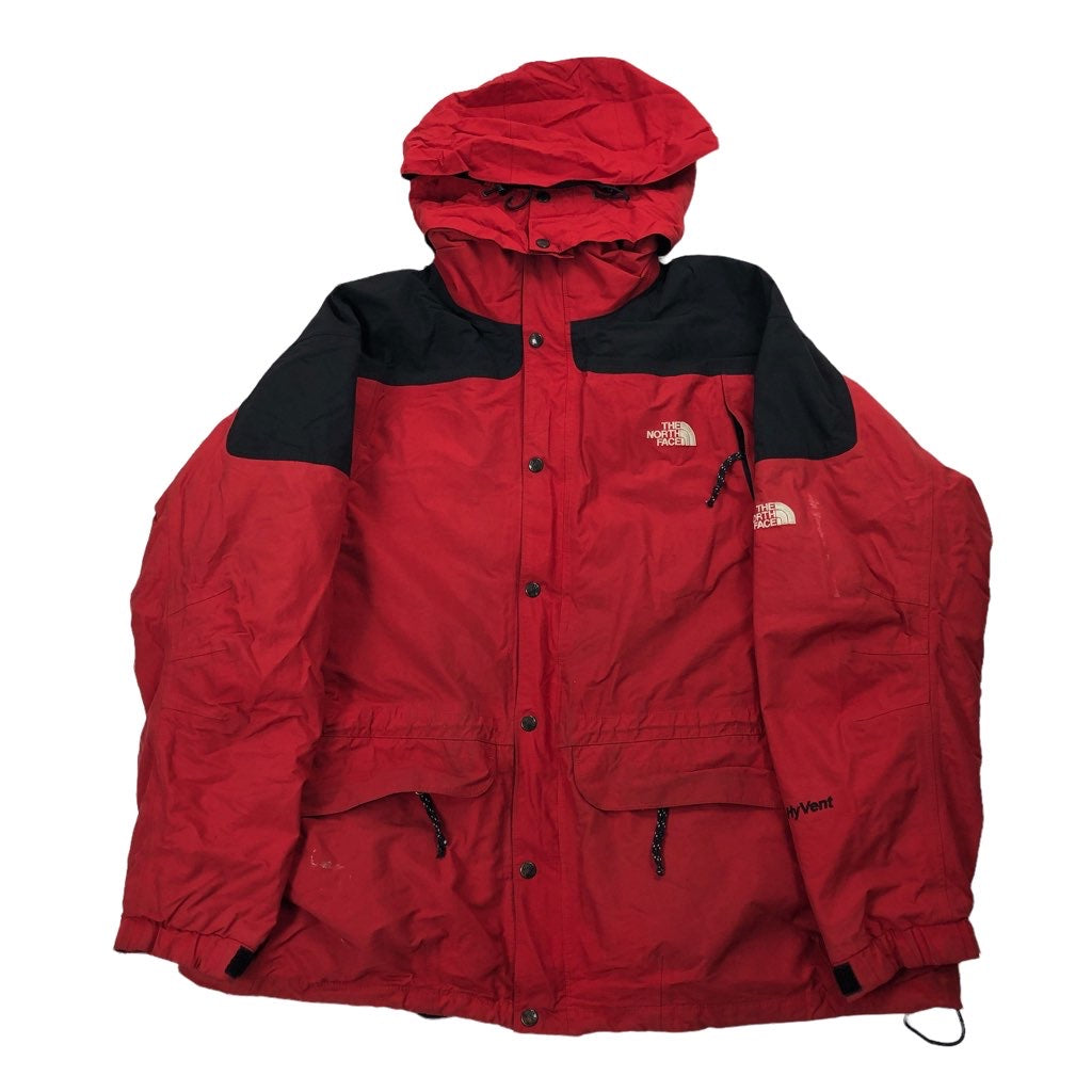 90s vintage THE NORTH FACE マウンテンパーカー ジップインジップ ナイロンジャケット ライナーフリース付き HYVENT ハイヴェント