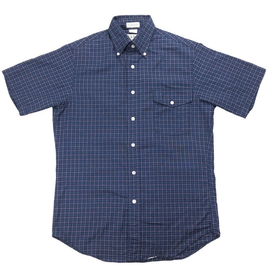 USA製 L.L.Bean エルエルビーン 半袖 シャツ ボタンダウン B.Dシャツ チェック