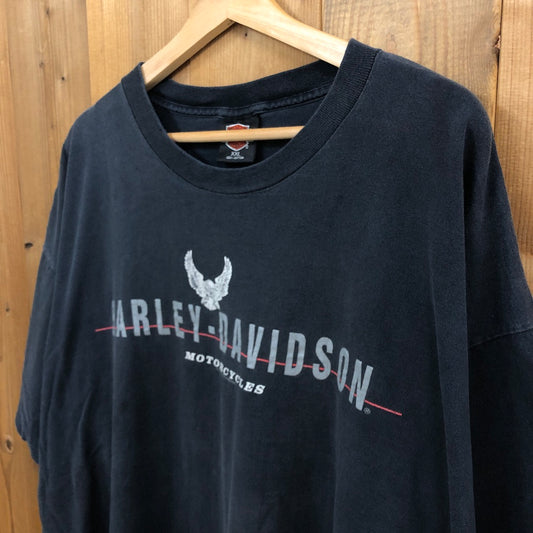90s vintage USA製 HARLEY-DAVIDSON ハーレーダビッドソン HOULOUBEK BRUCHMÜHLBACH ドイツ Tシャツ 半袖 カットソー 1992