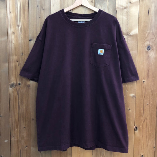 Carhartt カーハート Tシャツ 半袖 カットソー 胸ポケット ワンポイントロゴ 無地