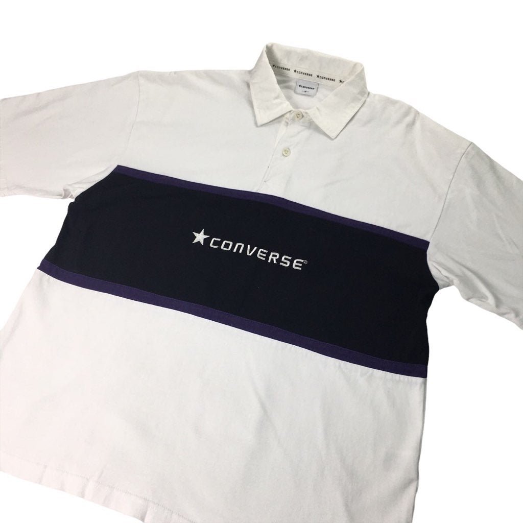 CONVERSE コンバース Tシャツ フロントロゴ 刺繍ロゴ 半袖 カットソー