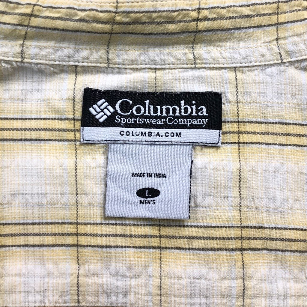Columbia コロンビア 半袖 シャツ チェック