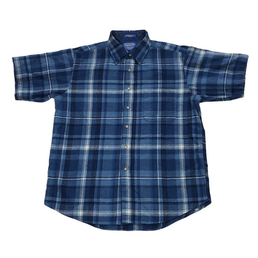 USA製 PENDLETON ペンドルトン ネルシャツ 半袖シャツ チェック