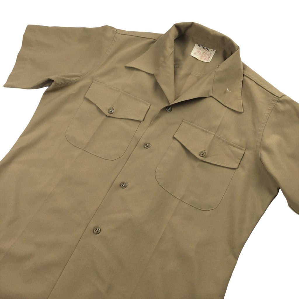 U.S. ARMY Great Northern ミリタリー シャツ 米軍 military オープンカラーシャツ