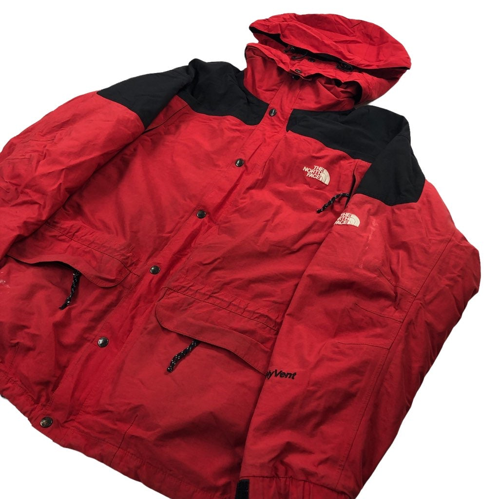 90s vintage THE NORTH FACE マウンテンパーカー ジップインジップ ナイロンジャケット ライナーフリース付き HYVENT ハイヴェント