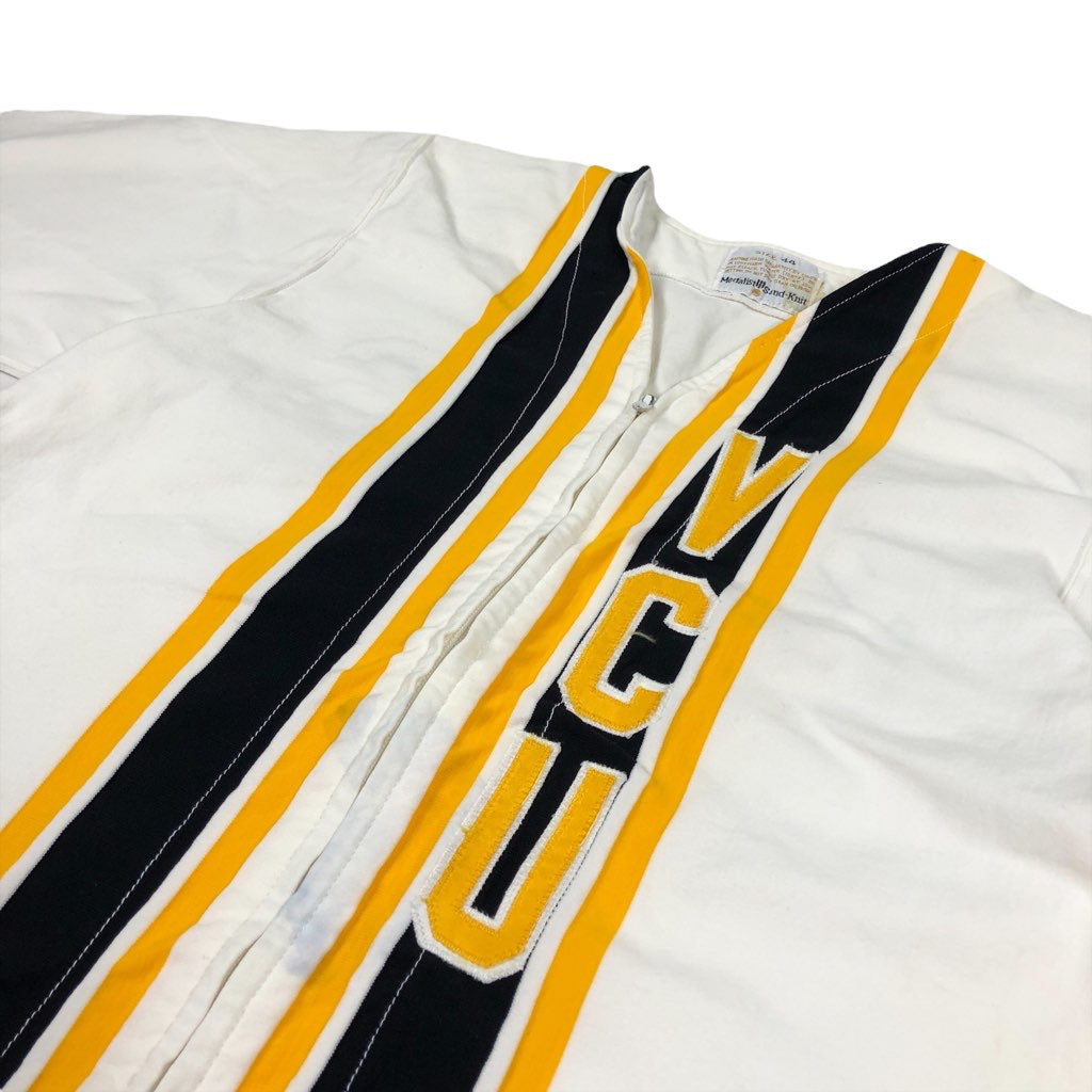 80s vintage medalist SAND-KNIT メダリストサンドニット アスレチックシャツ ベースボールシャツ ゲームシャツ VCU ヴァージニアコモンウェルス大学