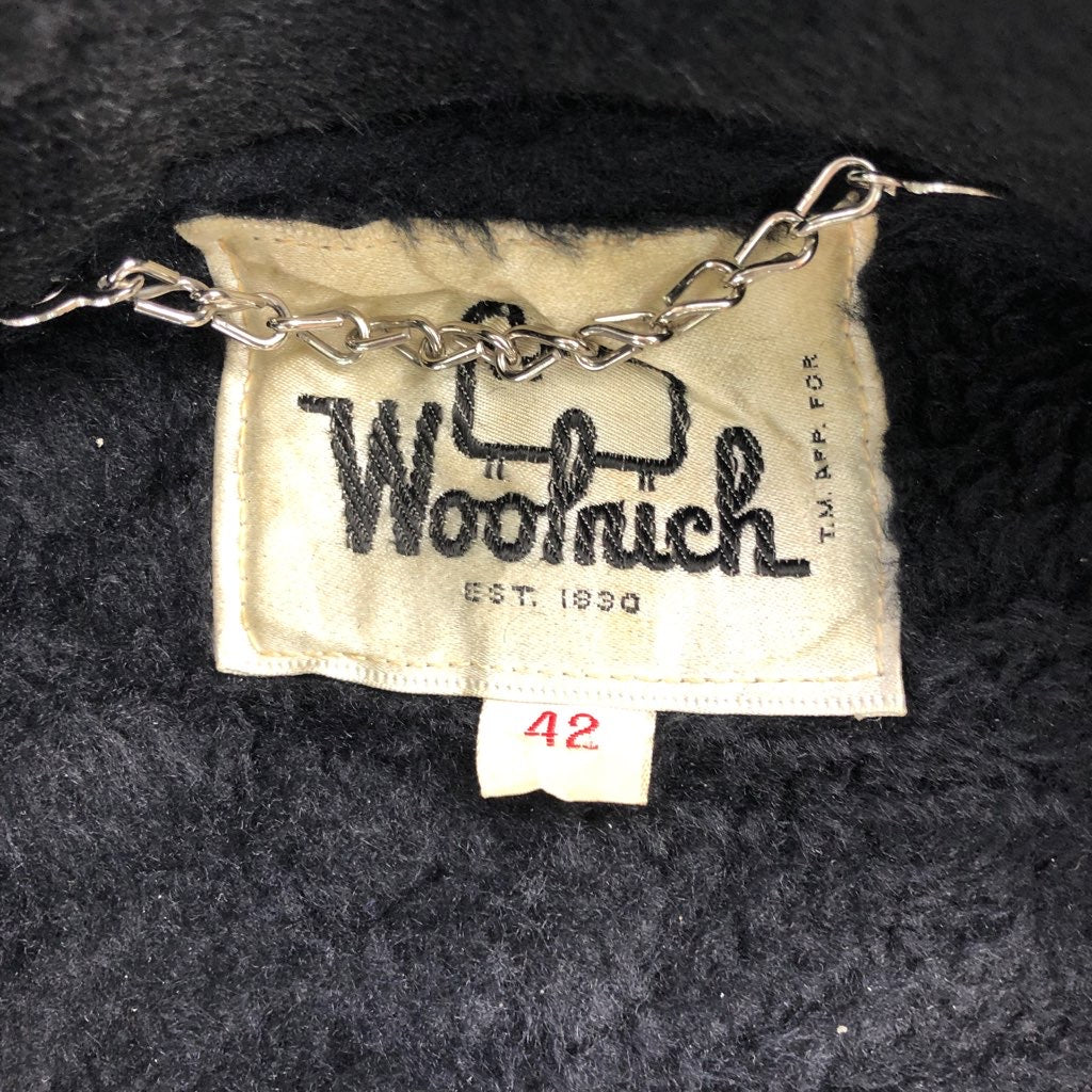 90s vintage WOOLRICH ウールリッチ ツイード ウールコート ミドル丈コート