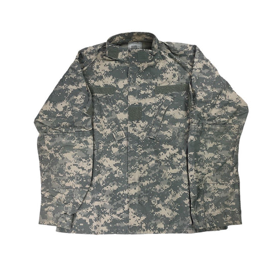 U.S.ARMY ファティーグジャケット ミリタリージャケット デジカモ柄 ベルクロワッペン付属 ミリタリー 米軍