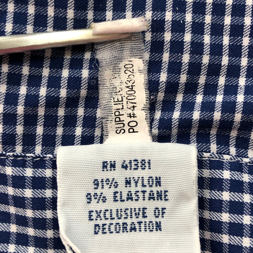 POLO RALPH LAUREN ポロラルフローレン 長袖シャツ チェック ホワイト/ネイビー