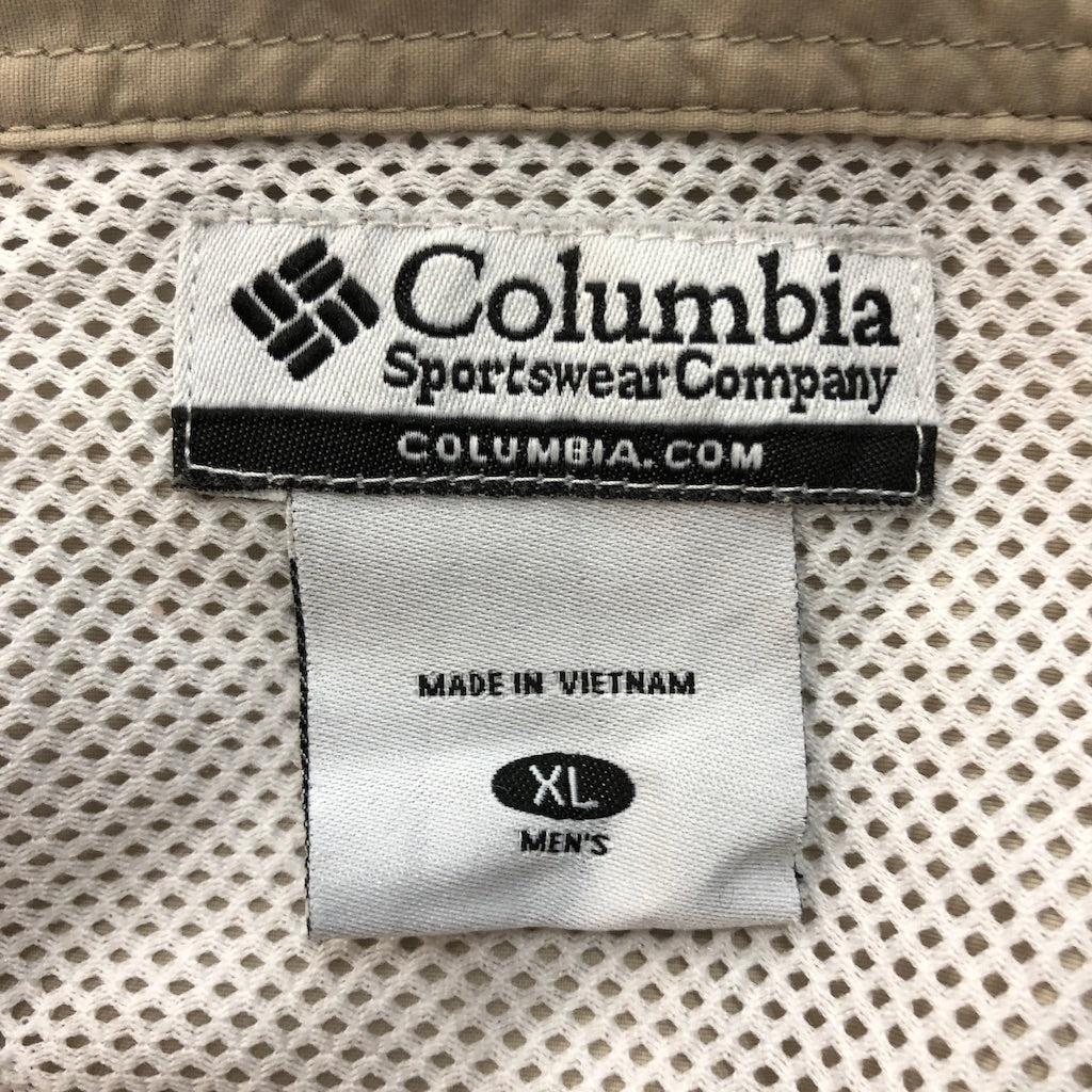 Columbia コロンビア 長袖シャツ フィッシングシャツ PFG メッシュ ベージュ