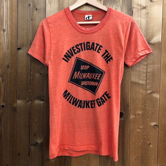 downer wear ダウナーウェア Tシャツ 半袖 カットソー ビッグプリント