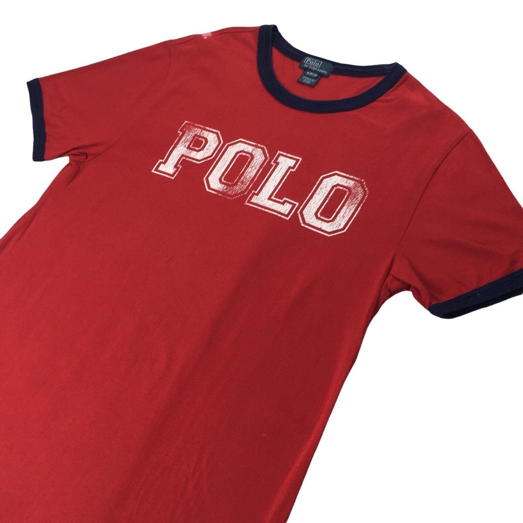 Polo by Ralph Lauren ポロバイラルフローレン リンガーTシャツ 半袖 カットソー プリントTシャツ
