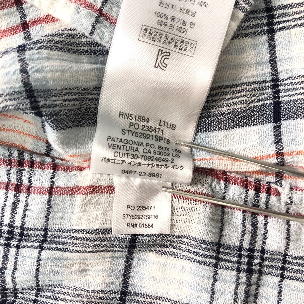 patagonia パタゴニア A/Cシャツ 半袖 シャツ チェック 52921