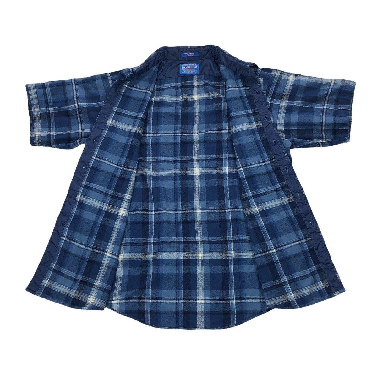 USA製 PENDLETON ペンドルトン ネルシャツ 半袖シャツ チェック