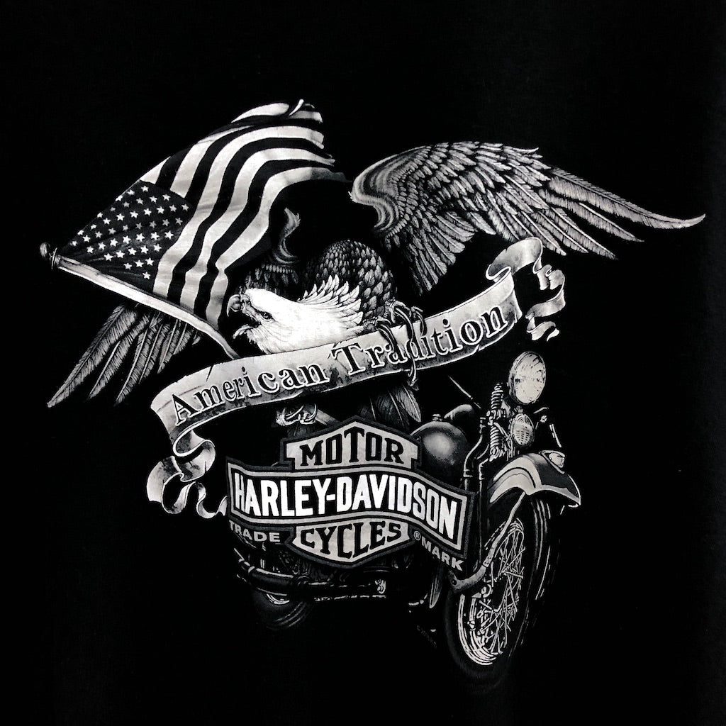 HARLEY-DAVIDSON ハーレーダビットソン ARROWHEAD アローヘッド プリントTシャツ 半袖 カットソー ビッグサイズ