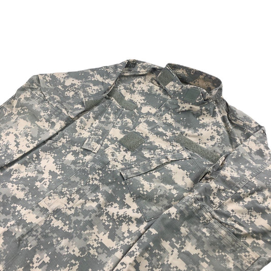 U.S.ARMY ファティーグジャケット ミリタリージャケット デジカモ柄 ベルクロワッペン付属 ミリタリー 米軍
