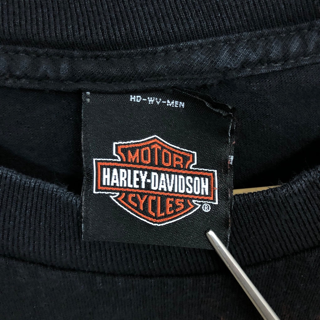 HARLEY-DAVIDSON ハーレーダビットソン プリントTシャツ スカル ドクロ 半袖 カットソー バックプリント