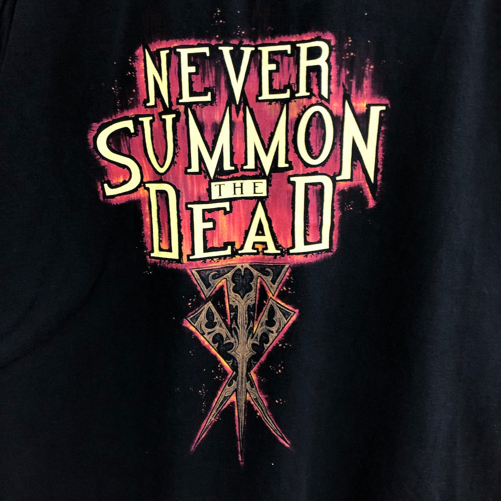 AUTHENTIC WEAR オーセンティックウェア Undertaker アンダーテイカー Never Summon The Dead ネバーサモンザデッド プリントTシャツ 半袖 カットソー