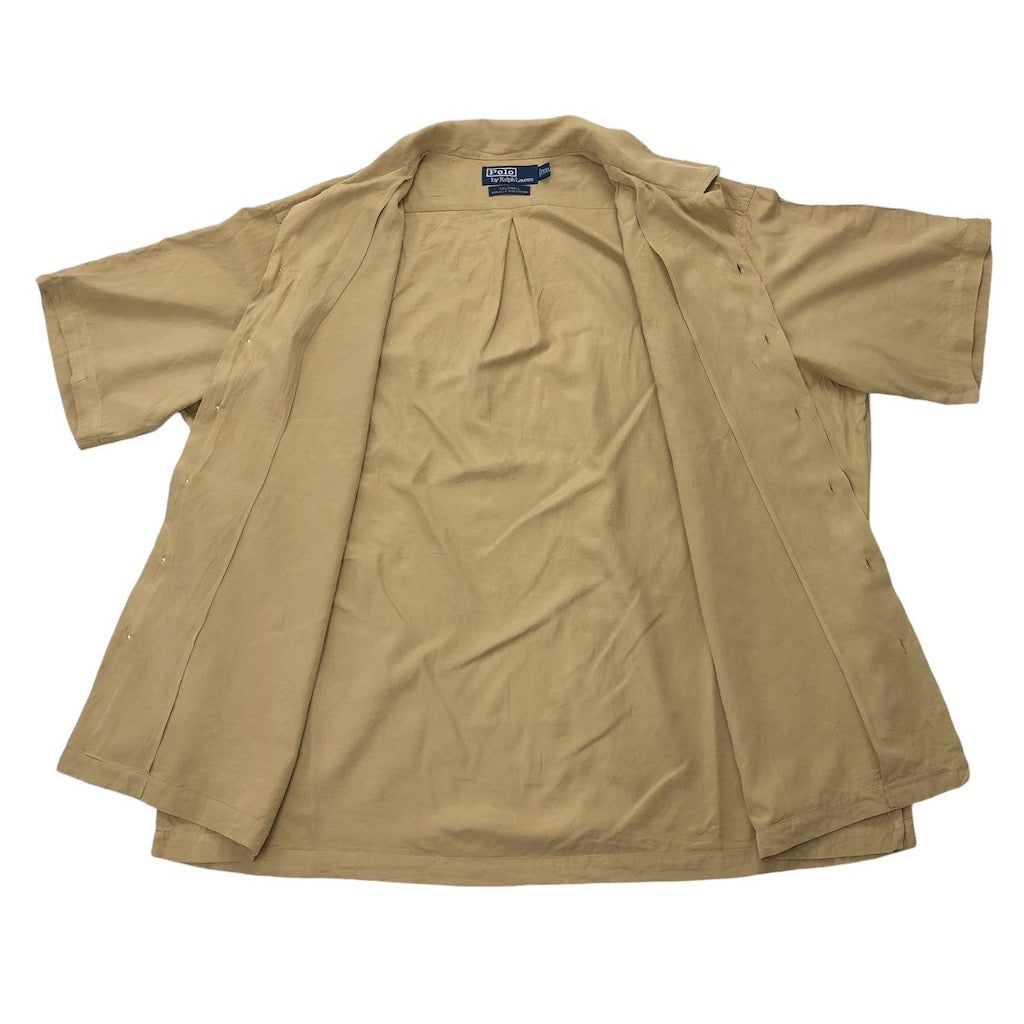 Polo by Ralph Lauren ポロバイラルフローレン  CALDWELL コールドウェル オープンカラーシャツ 半袖シャツ 無地
