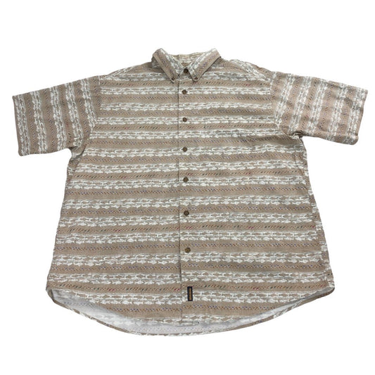 WOOLRICH ウールリッチ 半袖 シャツ 総柄 フィッシュ