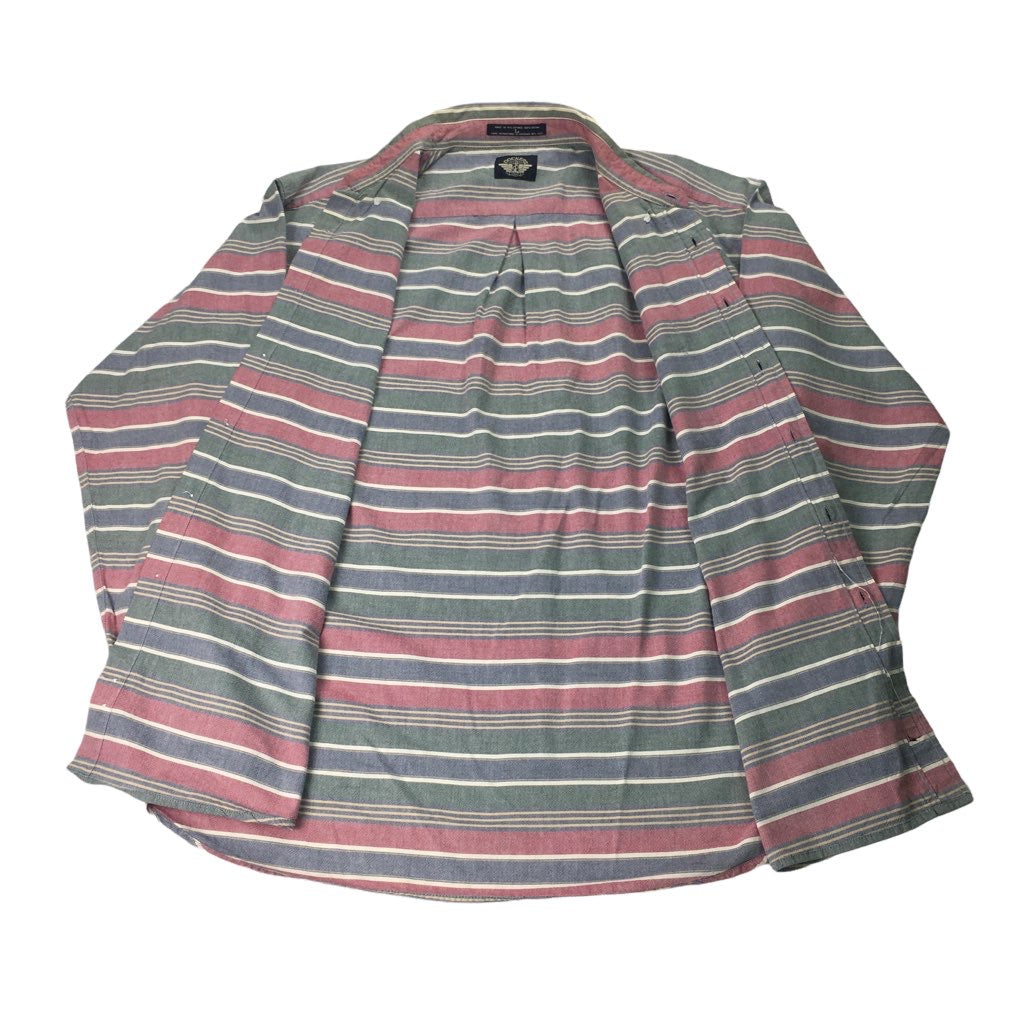 LEVI'S DOCKERS リーバイスドッカーズ 長袖シャツ BDシャツ ボタンダウン ボーダー