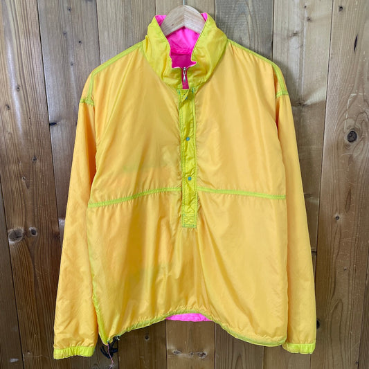 90s vintage USA製 patagonia パタゴニア リバーシブルナイロンパーカー ジャケット ハーフジップ 83261