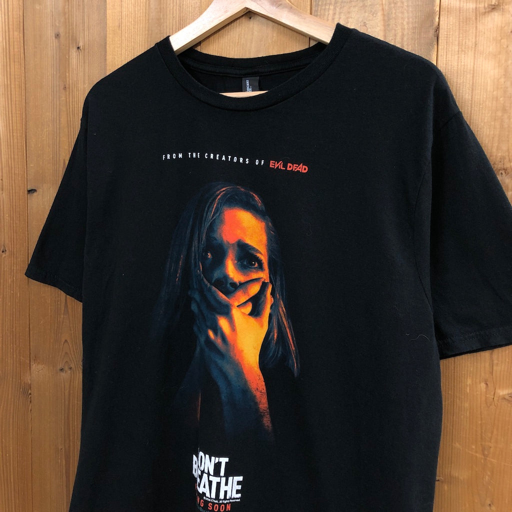 DISTRICT DON'T BRATHE ドント・ブリーズ ムービーTシャツ 映画 Tシャツ 半袖 カットソー ビッグプリント