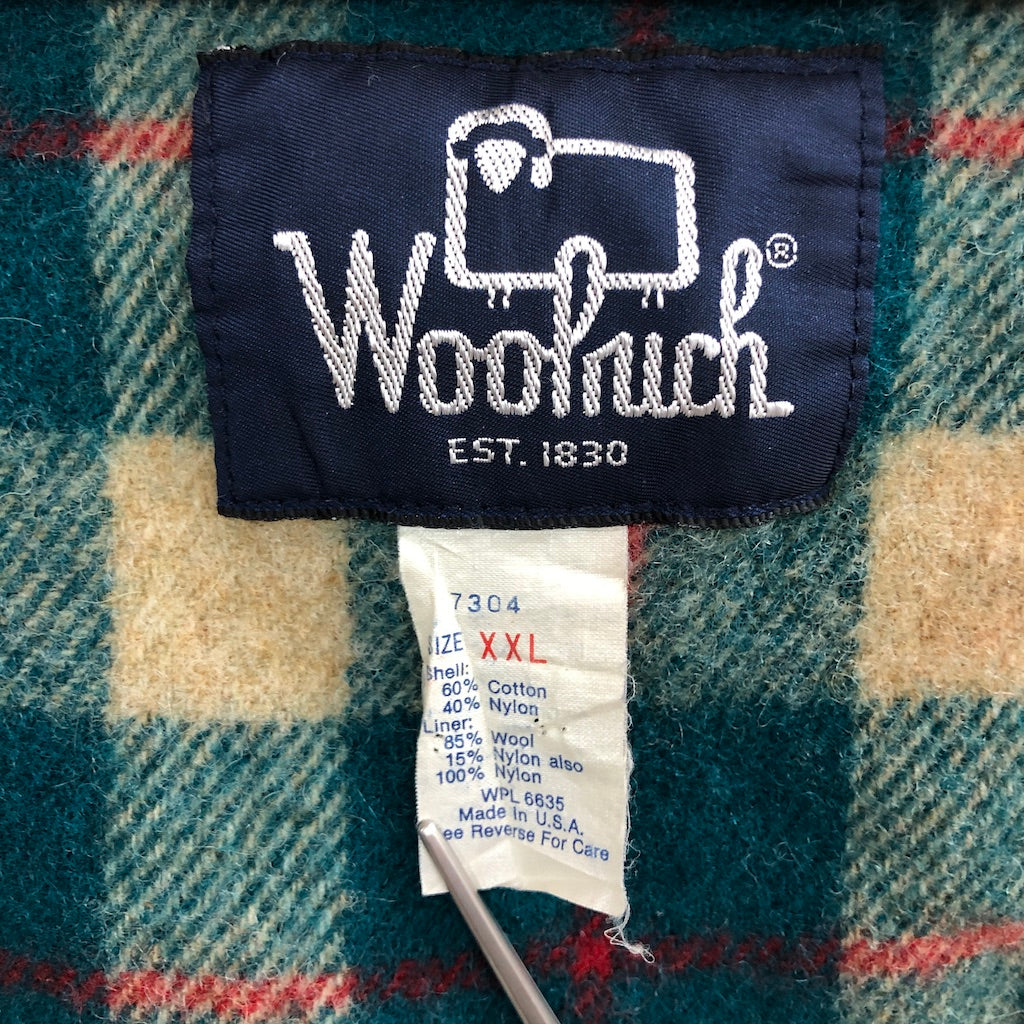 USA製 80s vintage Woolrich ウールリッチ マウンテンパーカー ナイロンジャケット フルジップ ジップアップ