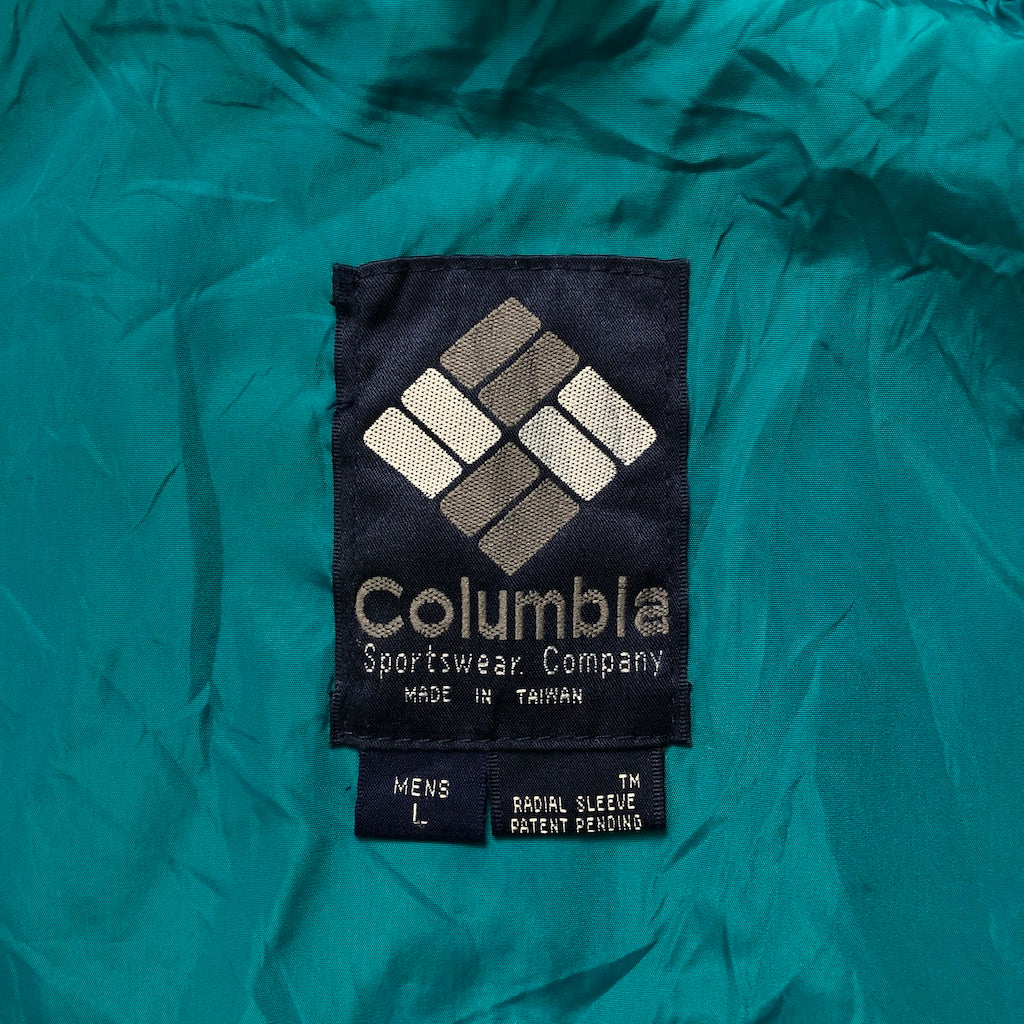 80s vintage Columbia コロンビア マウンテンジャケット ナイロンジャケット ジップアップ フルジップ