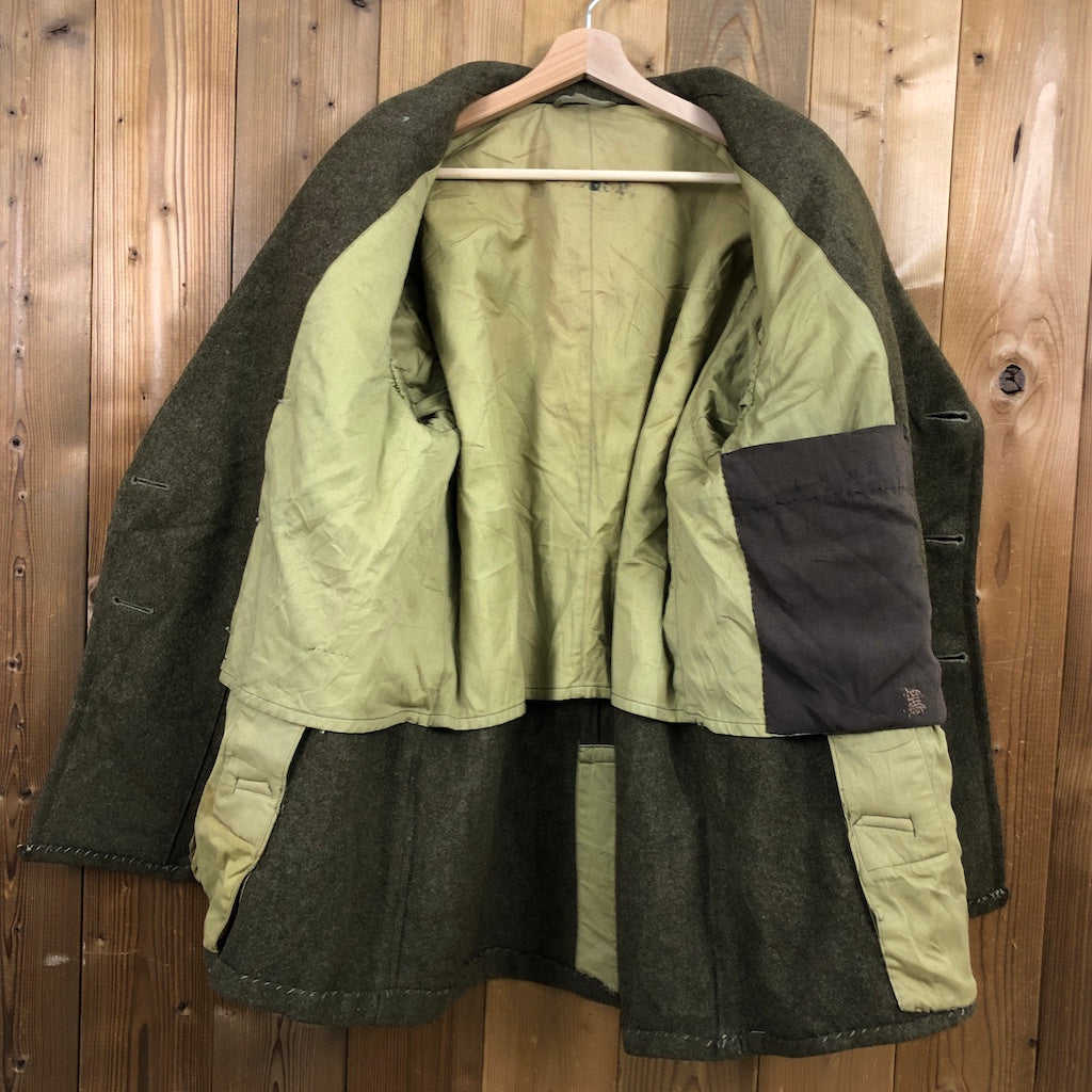40s vintage U.S.ARMY 米軍 オフィサーコート Pコート オーバーコート ウールメルトン 1945年