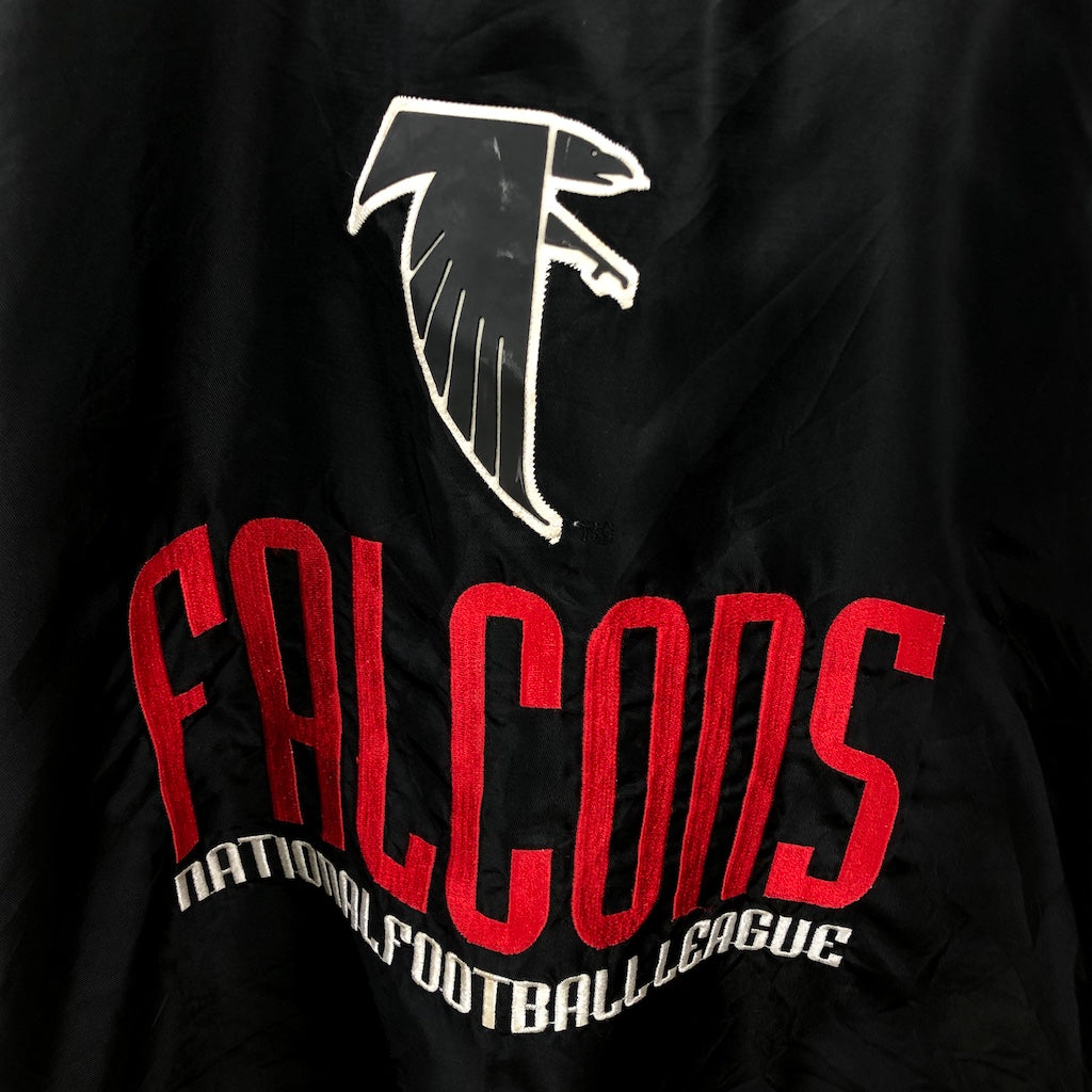 Team NFL CAMPRI TEAMLINE カンプリチームライン ATLNTA FALCONS アトランタファルコンズ ナイロン ジャケット プルオーバー 古着/USED