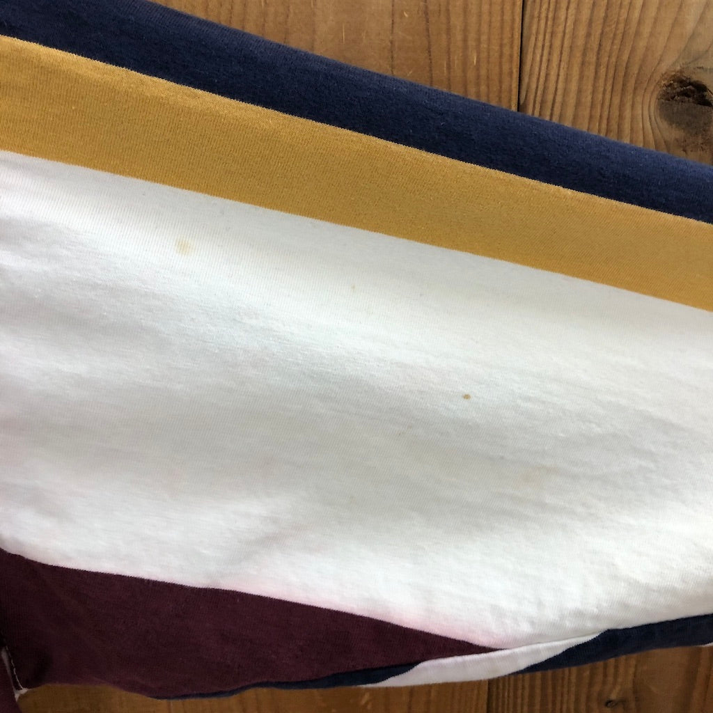 80s vintage CHAPS チャップス ラガーシャツ 長袖 マルチストライプ柄