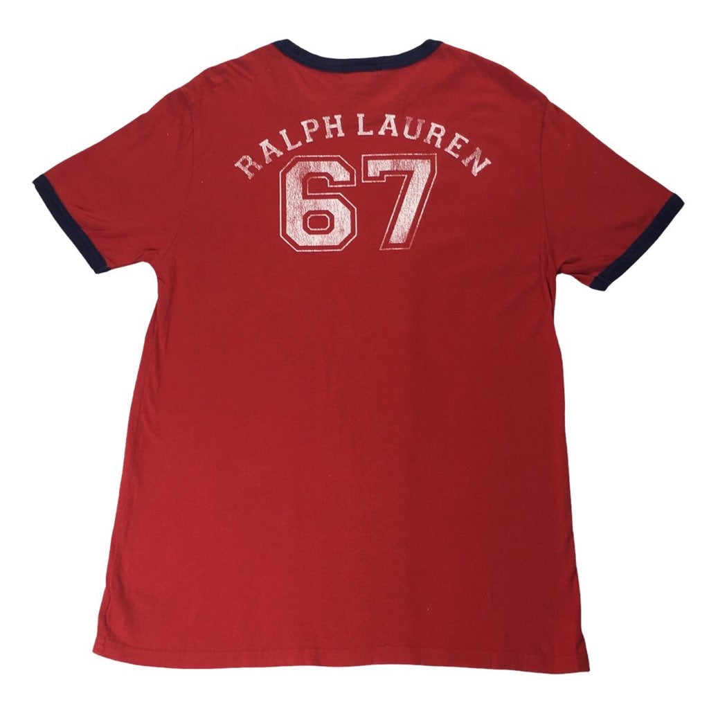 Polo by Ralph Lauren ポロバイラルフローレン リンガーTシャツ 半袖 カットソー プリントTシャツ