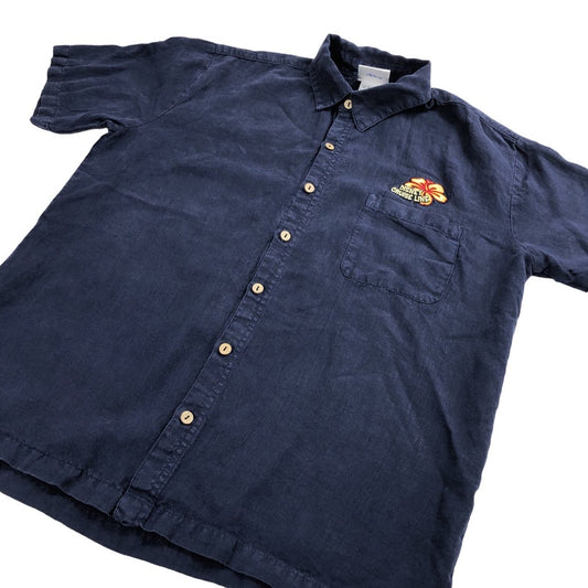 USA製 DISNEY CRUISE LINE ディズニー クルーズライン 半袖 シャツ ワンポイント 刺繍
