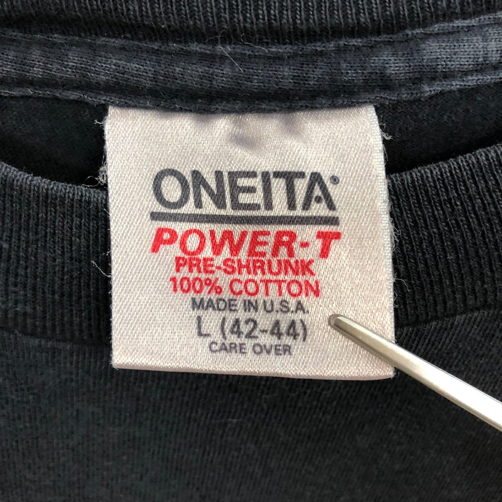 USA製 90s vintage ONEITA オニータ Tシャツ 半袖 カットソー ビッグプリント
