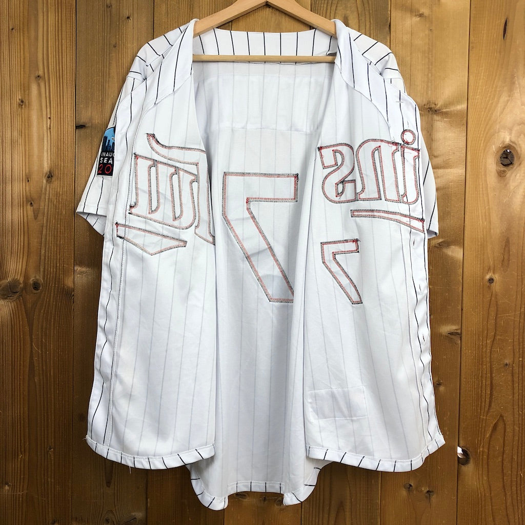 Majestic マジェスティック Minnesota Twins ミネソタツインズ ベースボールシャツ INAUGURAL SEASON 2010 Joe Mauer ジョーマウアー 半袖 ワッペン 刺繍