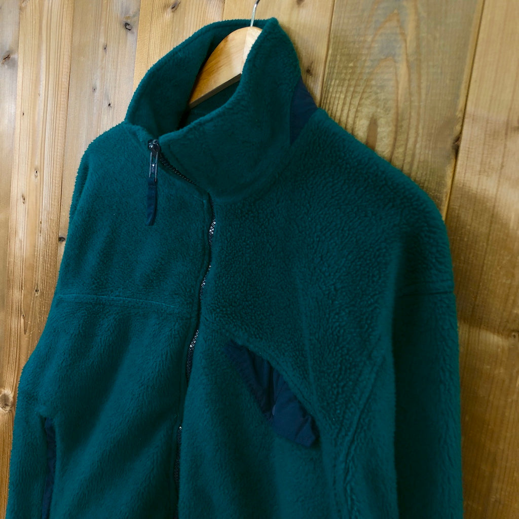 80s vintage USA製 L.L.Bean エルエルビーン フリースジャケット ジップアップ フルジップ