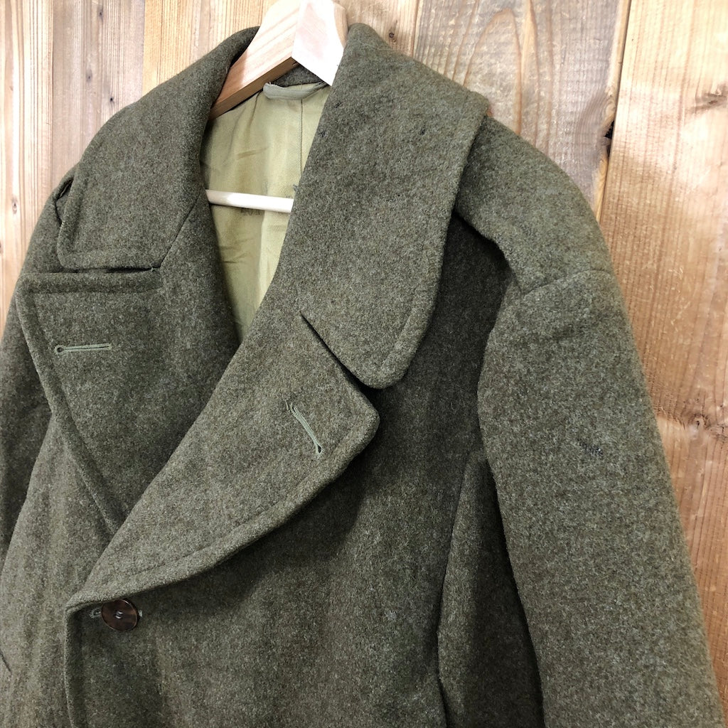40s vintage U.S.ARMY 米軍 オフィサーコート Pコート オーバーコート ウールメルトン 1945年