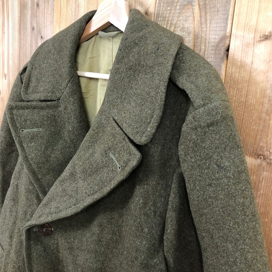 40s vintage U.S.ARMY 米軍 オフィサーコート Pコート オーバーコート ウールメルトン 1945年