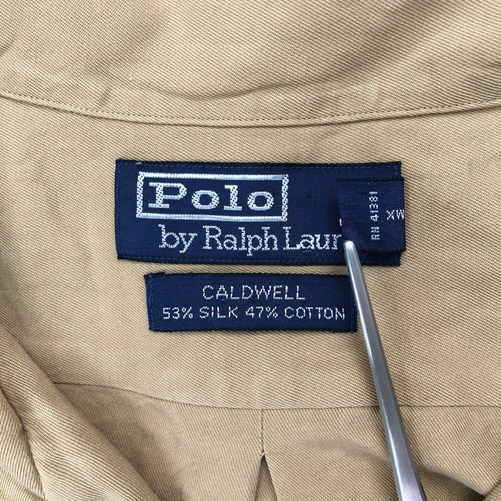 Polo by Ralph Lauren ポロバイラルフローレン  CALDWELL コールドウェル オープンカラーシャツ 半袖シャツ 無地