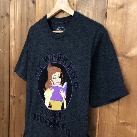 Disney ディズニー Beauty and the Beast 美女と野獣 プリントTシャツ 半袖 カットソー