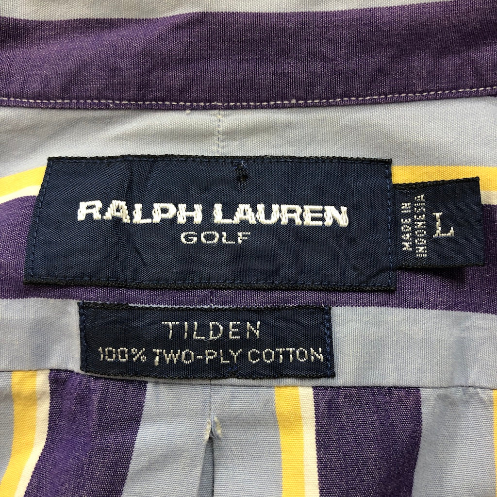 PALPH LAUREN GOLF ラルフローレン ゴルフ 長袖シャツ ストライプ BDシャツ ボタンダウン