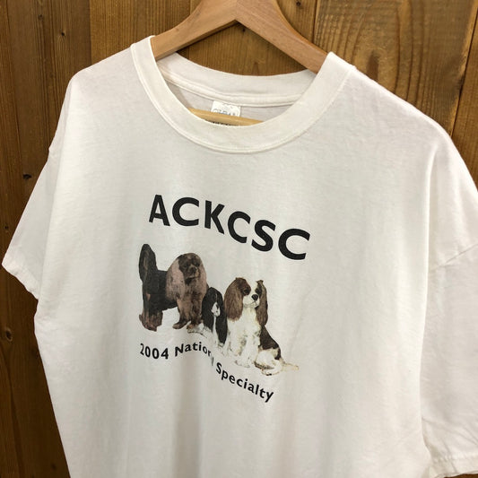 GILDAN ギルダン プリントTシャツ ACKCSC Natioanl Specialty ドッグTシャツ 半袖 カットソー