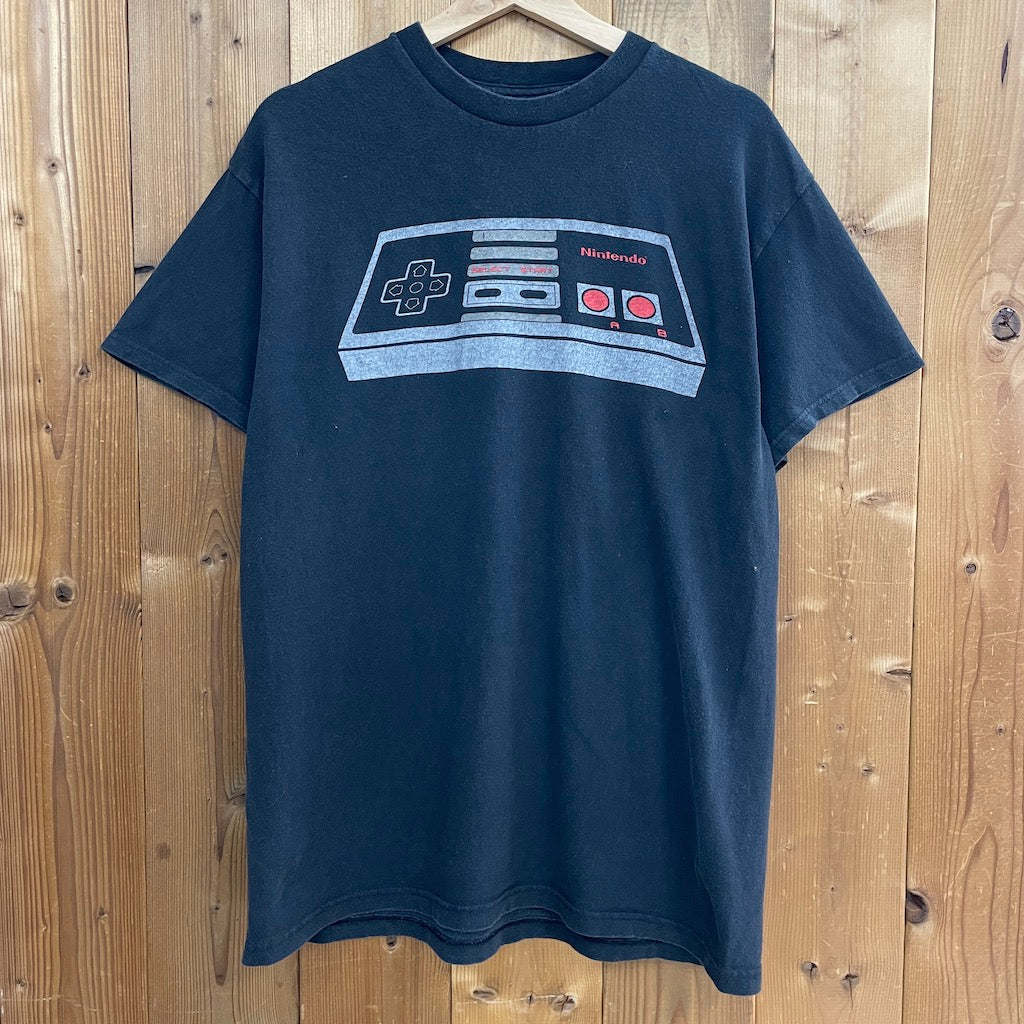 任天堂 Tシャツ 半袖 カットソー ファミコン ビッグプリント