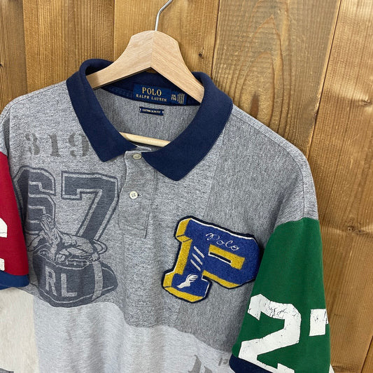 Ralph Lauren ラルフローレン パッチワーク ポロシャツ ワッペン 半袖