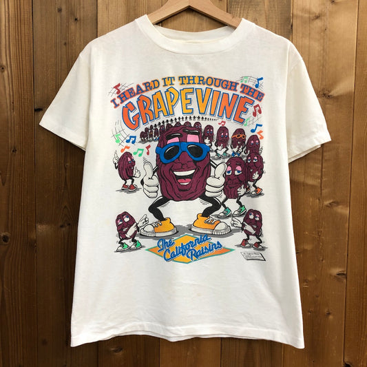 80s vintage The California Raisins Tシャツ 半袖 カットソー ビッグプリント